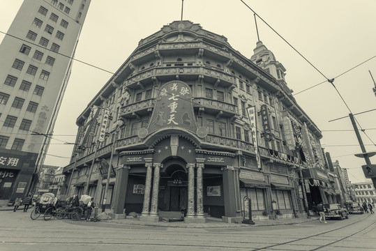 老上海建筑場景