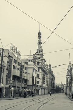 老上海街景