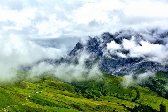 云霧大山