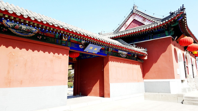 天津藥王古寺 古建筑