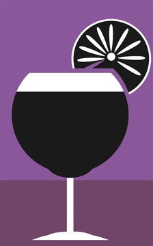 玻璃酒杯