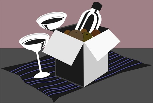 玻璃酒杯