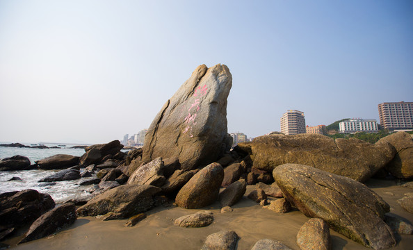 礁石 海邊