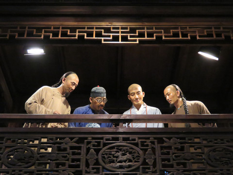 新安畫(huà)派代表人物蠟像