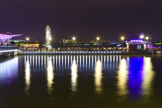 蘇州金雞湖夜景