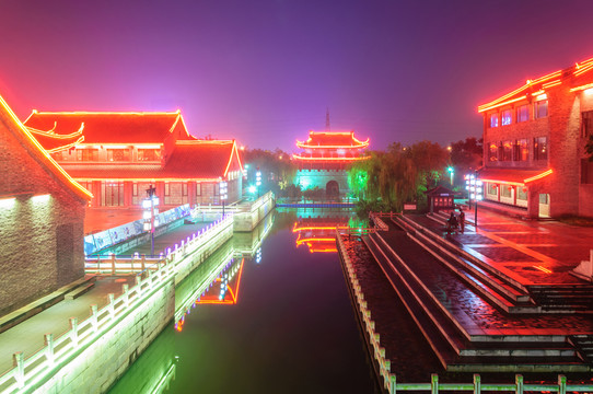 水城夜景