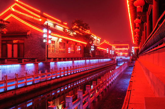 水城夜景
