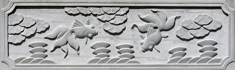 浮雕金魚