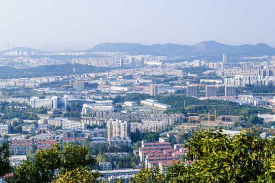 俯瞰南京城市