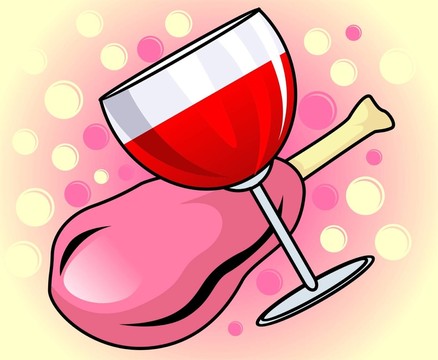 玻璃酒杯