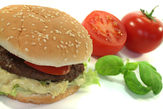 新鮮蔬菜hamurger