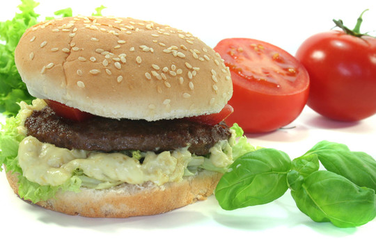 新鮮蔬菜hamurger