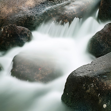 慢門流水
