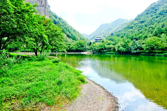 湖泊 森林