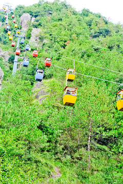 纜車(chē)上山