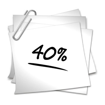 附注40%