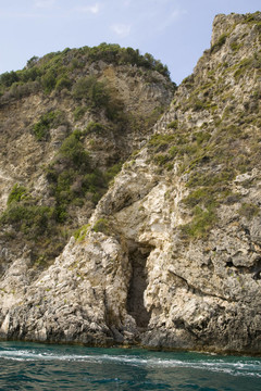 藍(lán)色的