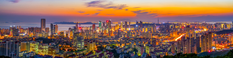 青島城市風(fēng)光全景 大畫幅