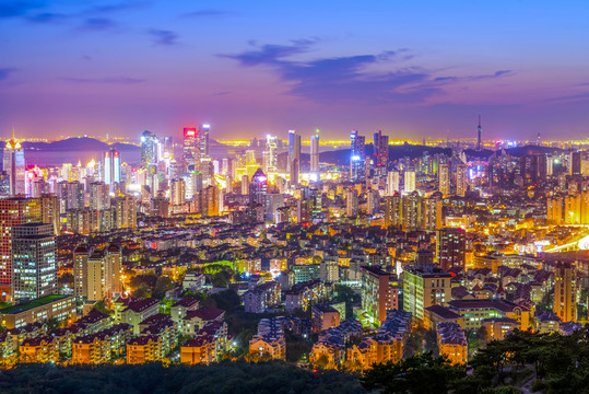 青島城市風(fēng)光全景 大畫幅