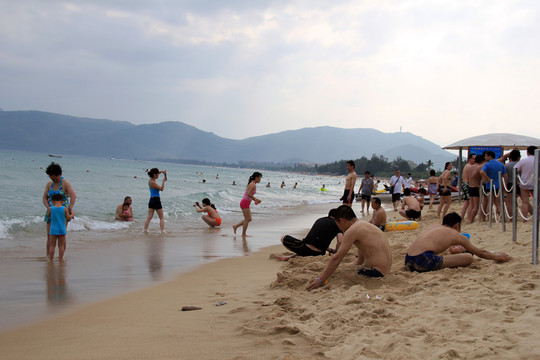 海邊度假 海邊玩耍