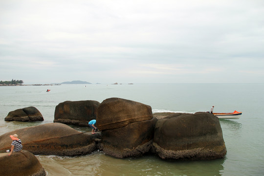 海邊石頭