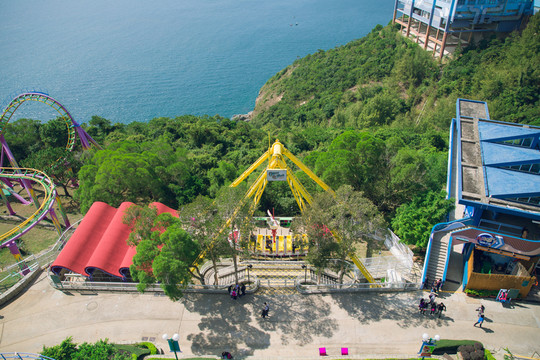香港 海洋公園 繁華 維港 維