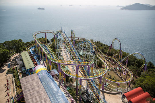 香港 海洋公園 繁華 維港 維