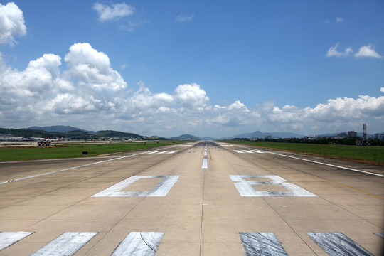三亞機場 飛機跑道