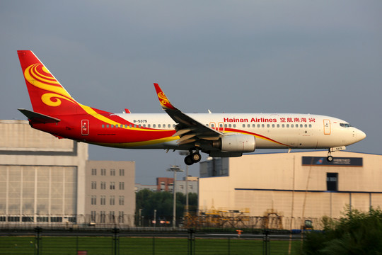 海南航空公司 飛機(jī)降落
