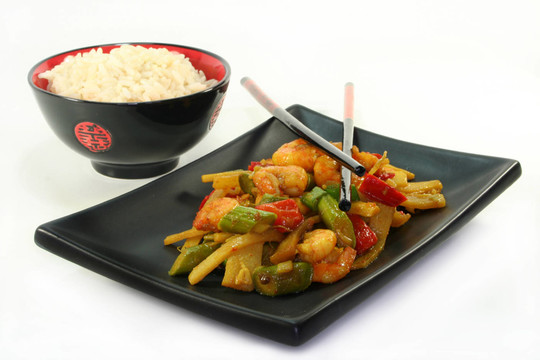 亞洲蝦仁飯