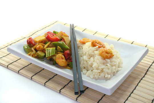 亞洲蝦仁飯
