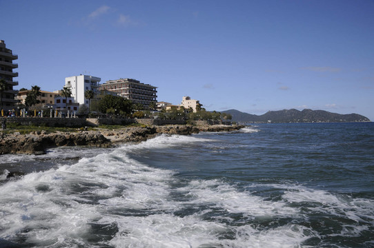 海岸線在卡拉米洛