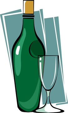 玻璃酒杯