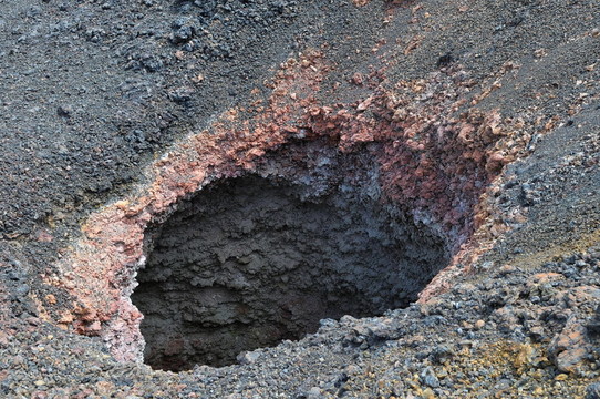 休眠火山在加拉帕戈斯群島