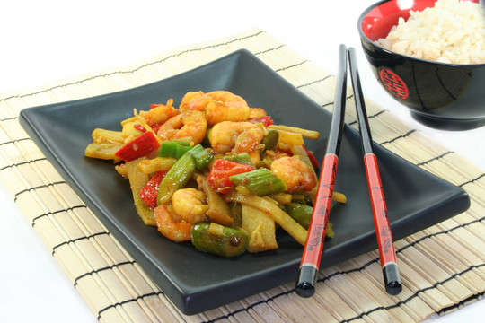 亞洲蝦仁飯