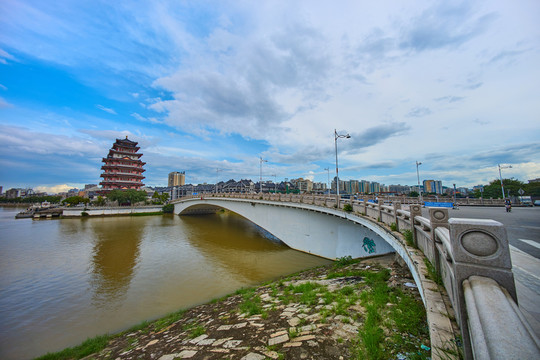 惠州東新橋與合江樓