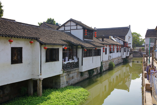 楓涇古鎮(zhèn) 江南水鄉(xiāng) 江南古鎮(zhèn)
