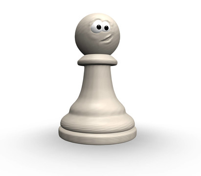 白色的棋子