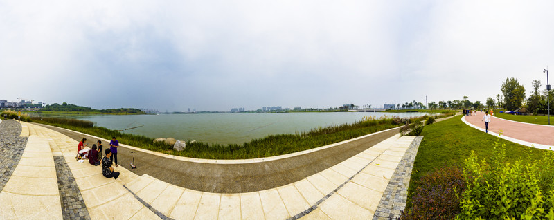 興隆湖全景