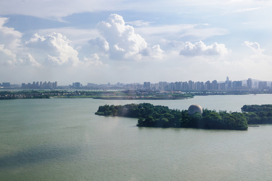 俯瞰金雞湖
