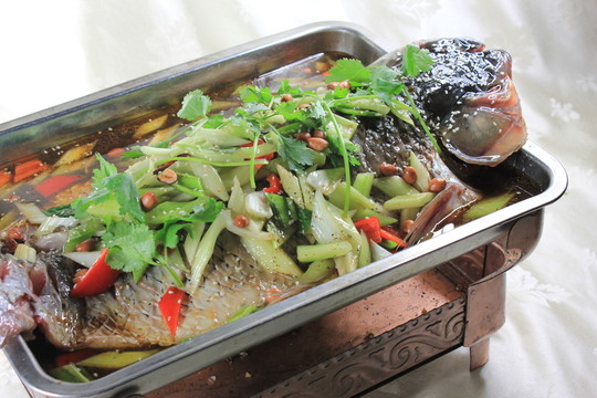 黑胡椒味烤魚(yú)