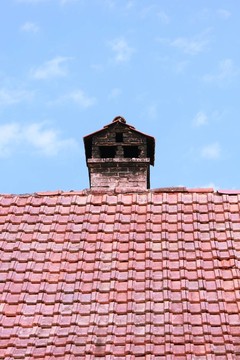 舊屋頂和煙囪