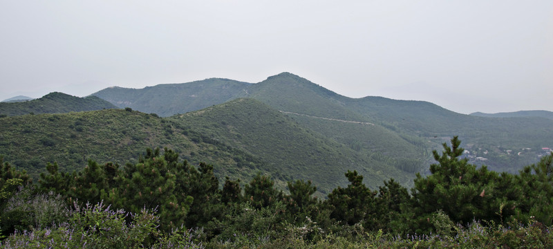 重疊的群山風景攝影