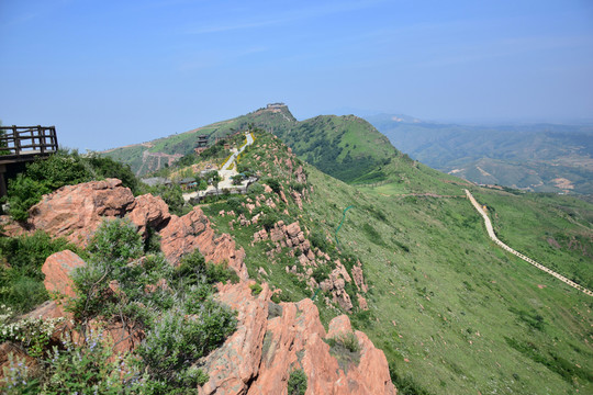 萬安山山頂公園風(fēng)景