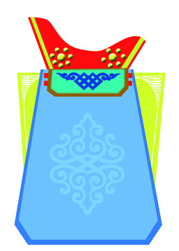 蒙古元素框