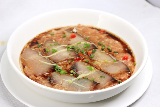 咸魚蒸肉餅