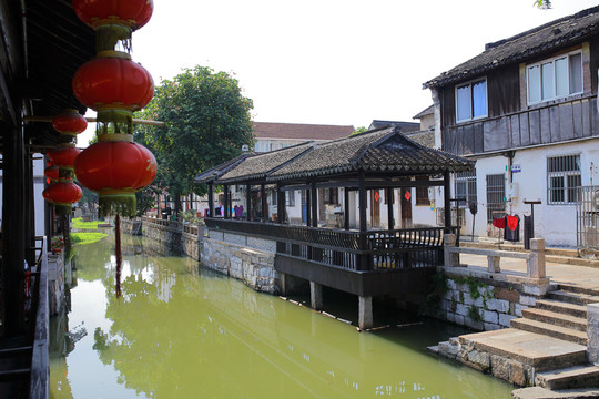 楓涇古鎮(zhèn) 江南水鄉(xiāng) 江南古鎮(zhèn)