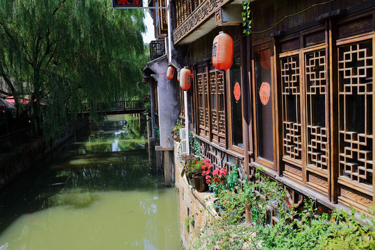 楓涇古鎮(zhèn) 江南水鄉(xiāng) 江南古鎮(zhèn)