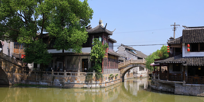 楓涇古鎮(zhèn) 江南水鄉(xiāng) 江南古鎮(zhèn)
