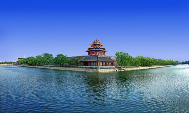 故宮角樓全景